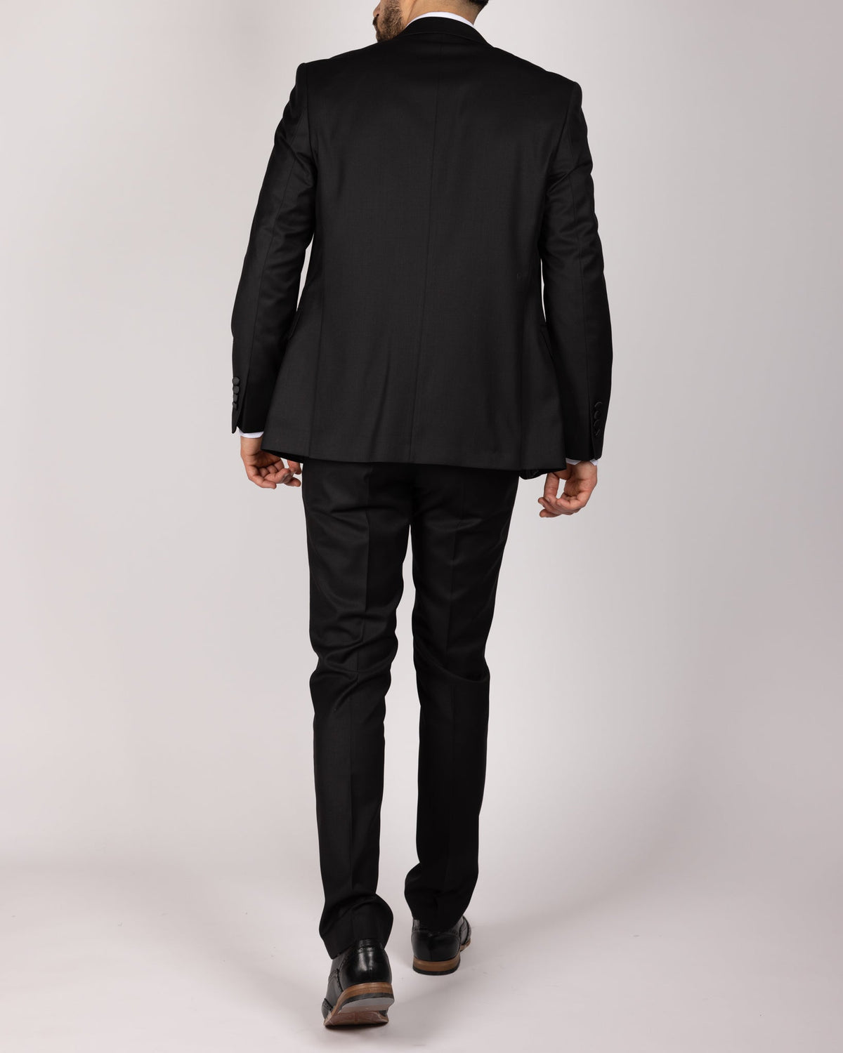 Oscar Black Peak Lapel Tuxedo Suit